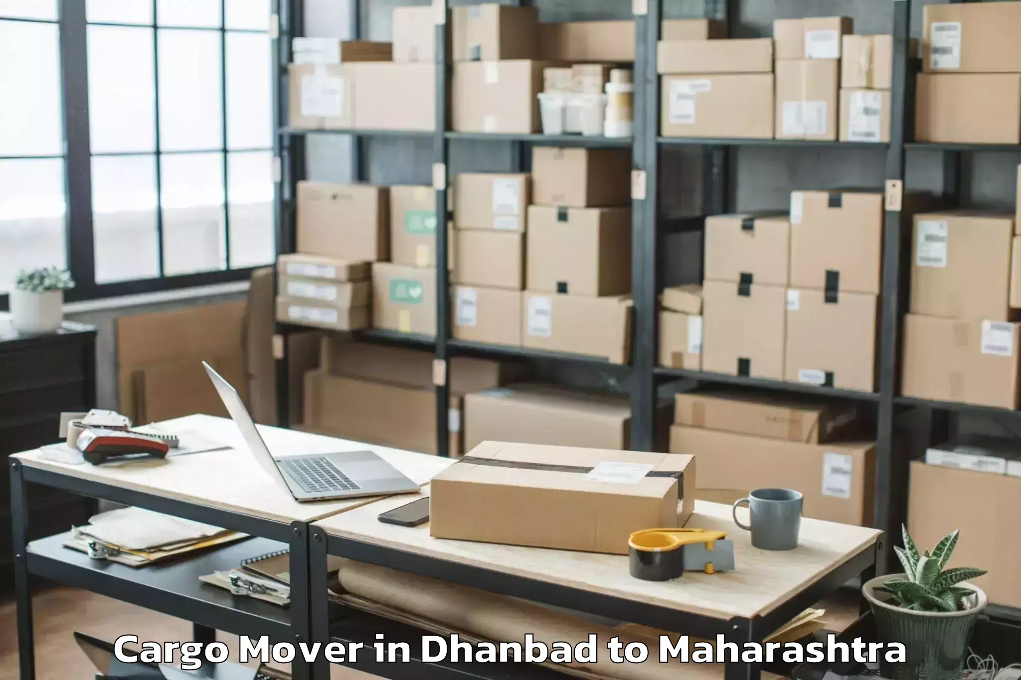 Reliable Dhanbad to Umarkhed Cargo Mover